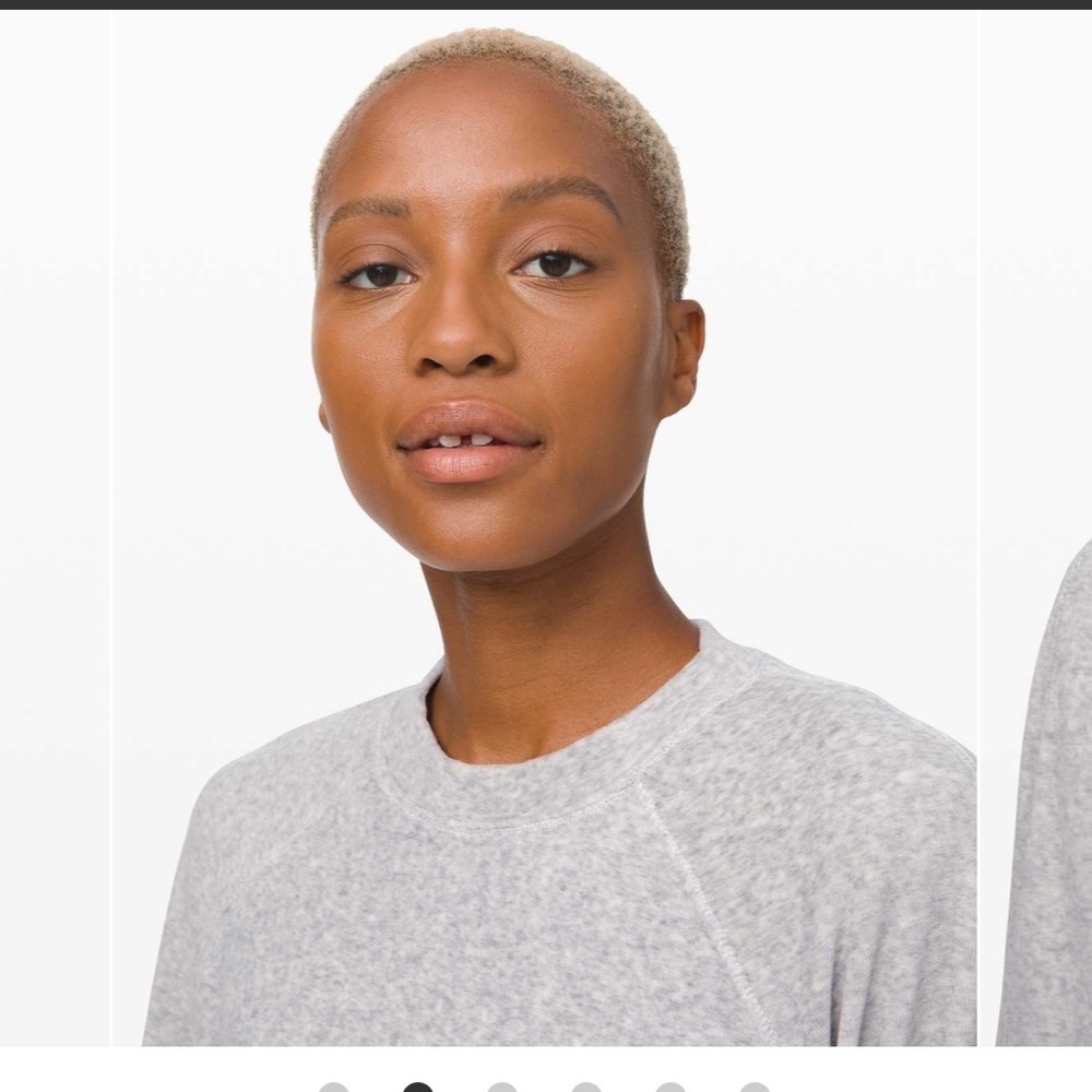 Lululemon // EUC Every Moment Crew in Heathered Core Ultra Light Grey - Picture 2 of 11